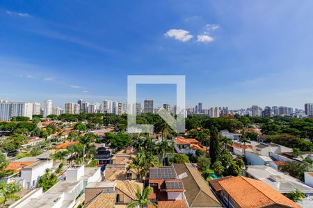Vista da Sala de apartamento para alugar com 3 quartos, 219m² em Santo Amaro, São Paulo