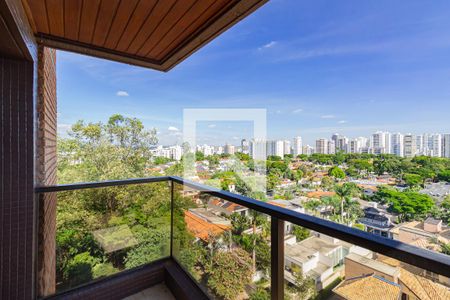 Varanda da Sala de apartamento para alugar com 3 quartos, 219m² em Santo Amaro, São Paulo
