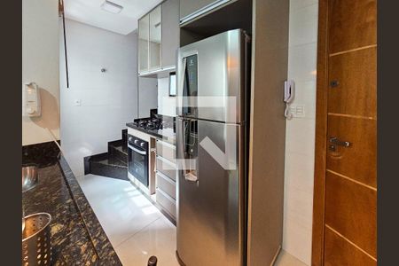 Sala/Cozinha de apartamento à venda com 2 quartos, 96m² em Parque das Nações, Santo André