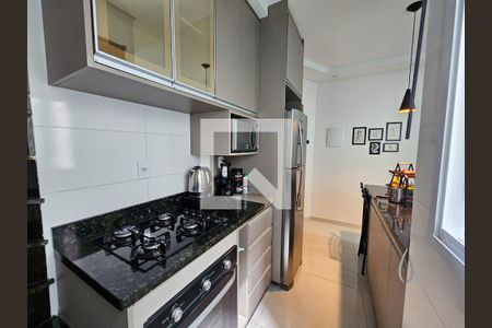 Sala/Cozinha de apartamento à venda com 2 quartos, 96m² em Parque das Nações, Santo André
