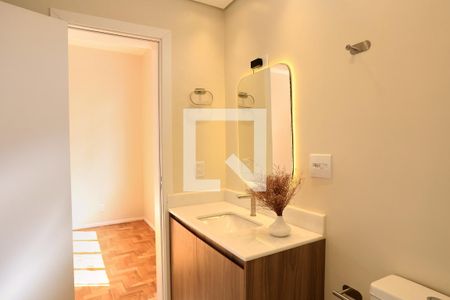 Banheiro da Suíte de apartamento à venda com 3 quartos, 110m² em Sion, Belo Horizonte