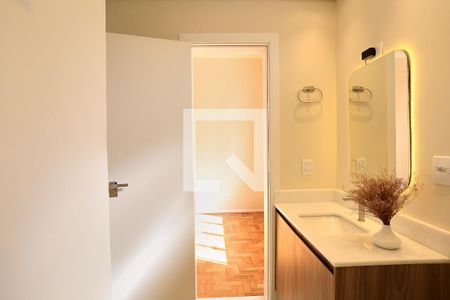 Banheiro da Suíte de apartamento à venda com 3 quartos, 110m² em Sion, Belo Horizonte