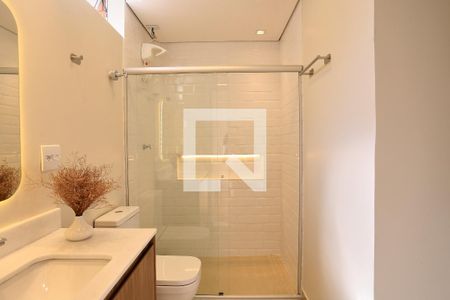 Banheiro da Suíte de apartamento à venda com 3 quartos, 110m² em Sion, Belo Horizonte