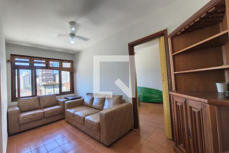 Sala de apartamento para alugar com 1 quarto, 45m² em Canto do Forte, Praia Grande