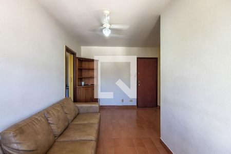 Sala de apartamento para alugar com 1 quarto, 45m² em Canto do Forte, Praia Grande