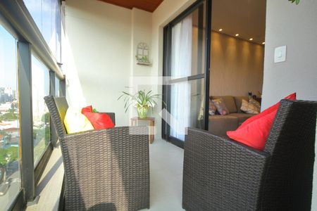 Varanda da Sala  de apartamento à venda com 2 quartos, 113m² em Nova Petrópolis, São Bernardo do Campo