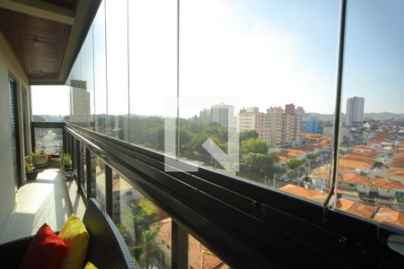 Varanda da Sala  de apartamento à venda com 2 quartos, 113m² em Nova Petrópolis, São Bernardo do Campo