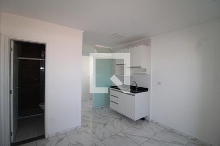 Sala / Cozinha de apartamento para alugar com 1 quarto, 32m² em Vila Amalia (zona Norte), São Paulo