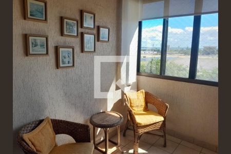 Varanda da sala  de apartamento para alugar com 3 quartos, 78m² em Cristal, Porto Alegre