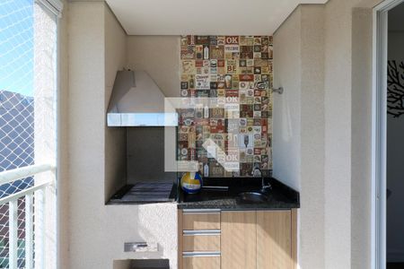 Varanda Gourmet de apartamento à venda com 2 quartos, 57m² em Santa Maria, São Caetano do Sul