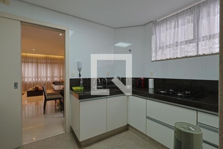 Cozinha de apartamento para alugar com 3 quartos, 110m² em Lourdes, Belo Horizonte
