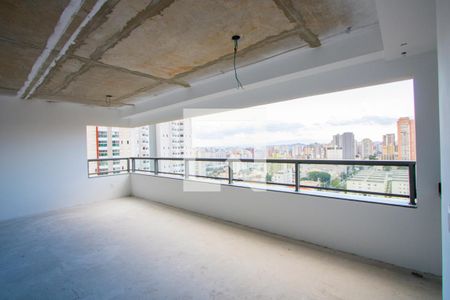 Sala/Varanda gourmet/Cozinha de apartamento à venda com 3 quartos, 134m² em Jardim, Santo André