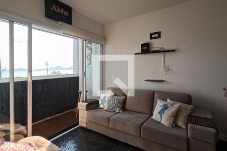 Quarto e Sala de kitnet/studio para alugar com 1 quarto, 24m² em Aparecida, Santos