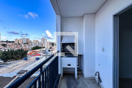 Varanda da Sala de apartamento à venda com 2 quartos, 55m² em Vila Carrão, São Paulo