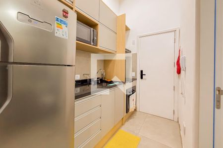 Cozinha de kitnet/studio à venda com 1 quarto, 23m² em Vila Mariana, São Paulo