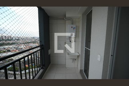 Varanda da Sala de apartamento para alugar com 2 quartos, 49m² em Santa Maria, Santo André
