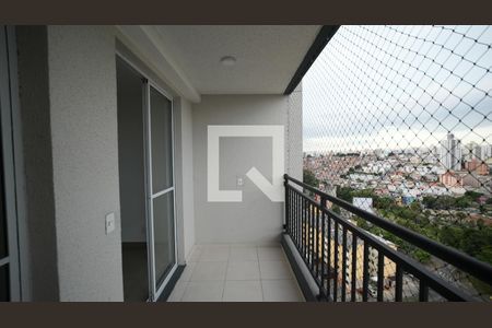 Varanda da Sala de apartamento para alugar com 2 quartos, 49m² em Santa Maria, Santo André