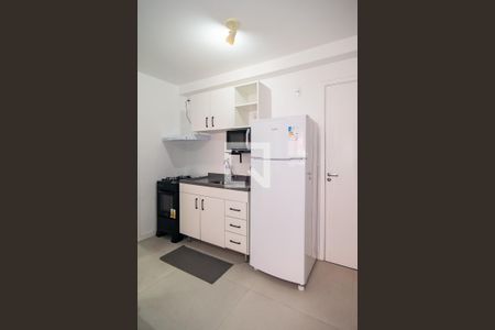 Sala / Cozinha de apartamento para alugar com 1 quarto, 26m² em Bela Vista, São Paulo