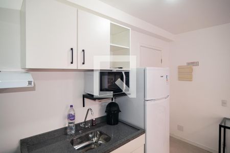Sala / Cozinha de apartamento para alugar com 1 quarto, 26m² em Bela Vista, São Paulo