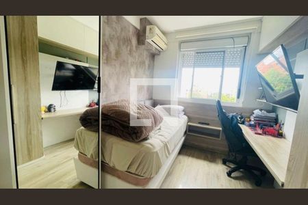 Quarto 2 de apartamento para alugar com 3 quartos, 80m² em Jardim Carvalho, Porto Alegre