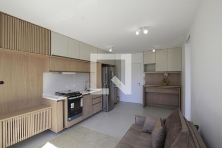 Sala/Cozinha de apartamento para alugar com 1 quarto, 51m² em Vila Mariana, São Paulo