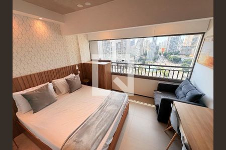 Studio de kitnet/studio para alugar com 1 quarto, 23m² em Santo Amaro, São Paulo