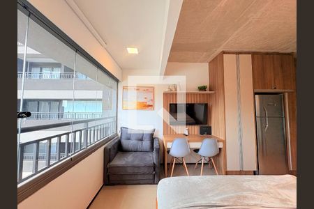 Studio de kitnet/studio para alugar com 1 quarto, 23m² em Santo Amaro, São Paulo