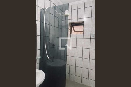 Banheiro de kitnet/studio para alugar com 1 quarto, 60m² em Balneario Maxland, Praia Grande