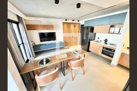 Sala/Quarto/Cozinha de kitnet/studio para alugar com 1 quarto, 39m² em Jardim São Paulo, São Paulo