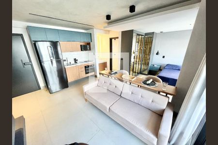 Sala/Quarto/Cozinha de kitnet/studio para alugar com 1 quarto, 39m² em Jardim São Paulo, São Paulo