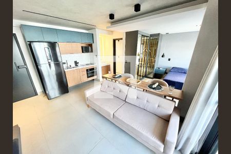 Sala/Quarto/Cozinha de kitnet/studio para alugar com 1 quarto, 39m² em Jardim São Paulo, São Paulo