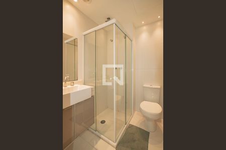 Banheiro de kitnet/studio para alugar com 1 quarto, 29m² em Vila Clementino, São Paulo