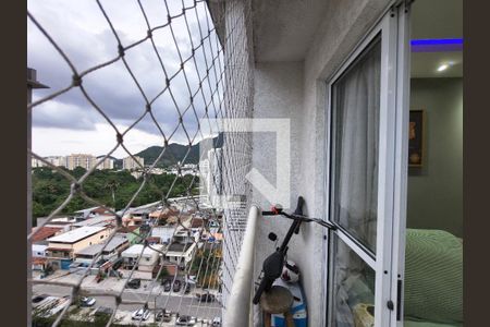 varanda - Sala de apartamento à venda com 2 quartos, 47m² em Jacarepaguá, Rio de Janeiro