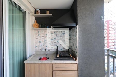 Varanda Gourmet de apartamento à venda com 3 quartos, 69m² em Centro, Diadema