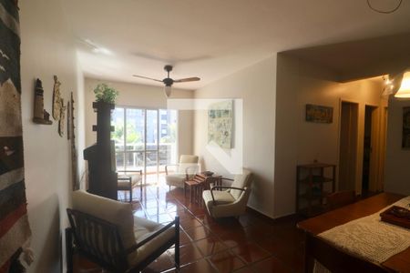 Sala de apartamento para alugar com 3 quartos, 70m² em Jardim Vitoria, Guarujá
