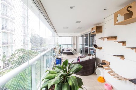 Varanda gourmet de casa de condomínio à venda com 3 quartos, 232m² em Alphaville Industrial, Barueri