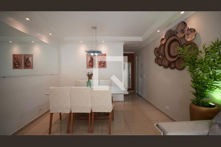 Sala de apartamento à venda com 2 quartos, 67m² em Vila Homero Thon, Santo André