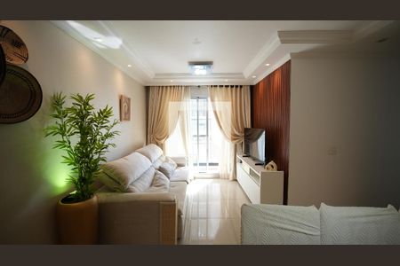 Sala de apartamento à venda com 2 quartos, 67m² em Vila Homero Thon, Santo André