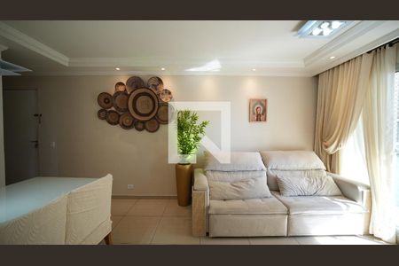 Sala de apartamento à venda com 2 quartos, 67m² em Vila Homero Thon, Santo André