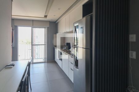 Cozinha de kitnet/studio para alugar com 1 quarto, 26m² em Vila Nilo, São Paulo