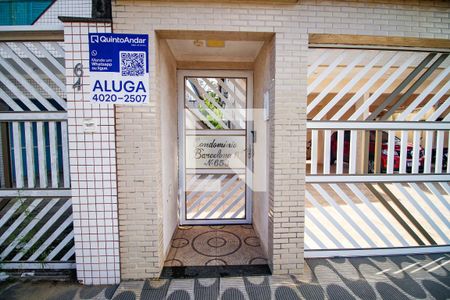 Fachada de casa de condomínio para alugar com 2 quartos, 70m² em Jardim Melvi, Praia Grande