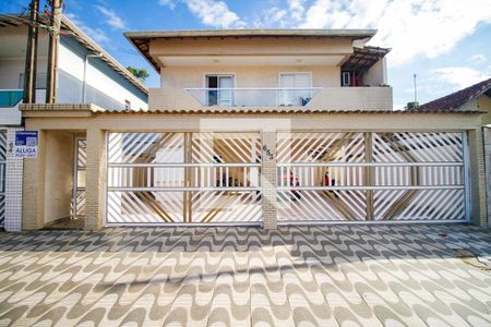 Fachada de casa de condomínio para alugar com 2 quartos, 70m² em Jardim Melvi, Praia Grande