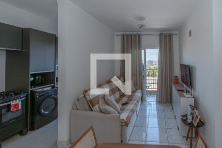Sala de Estar/Jantar  de apartamento para alugar com 2 quartos, 56m² em Chácara Bela Vista, Sumaré