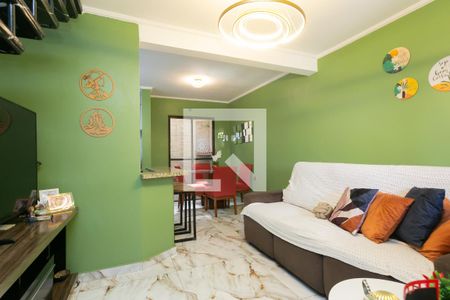 Sala de casa de condomínio para alugar com 2 quartos, 77m² em Núcleo Lageado, São Paulo