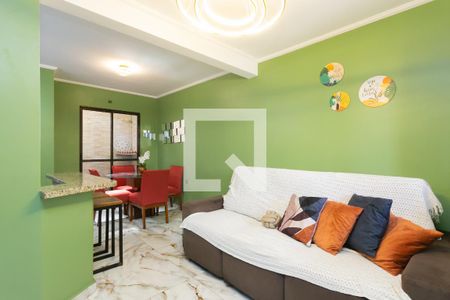 Sala de casa de condomínio para alugar com 2 quartos, 77m² em Núcleo Lageado, São Paulo