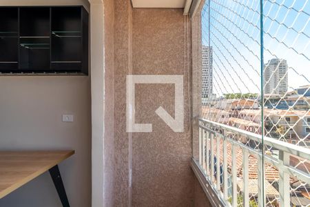 Varanda da Sala de apartamento para alugar com 2 quartos, 52m² em Vila Dom Pedro Ii, São Paulo