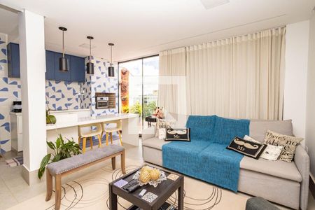 Sala de apartamento para alugar com 2 quartos, 86m² em SHCGN 703, Brasília