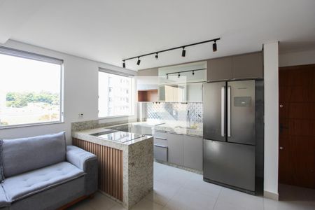 Sala e Cozinha de apartamento à venda com 4 quartos, 156m² em São João Batista, Belo Horizonte