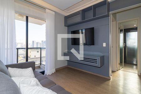 Sala de apartamento para alugar com 1 quarto, 46m² em Moema, São Paulo