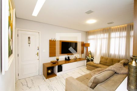 Sala de apartamento à venda com 3 quartos, 105m² em Alto Caiçaras, Belo Horizonte